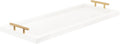 White & Gold Serving Tray