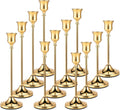 Brass Taper Candle Holders, Set of 12