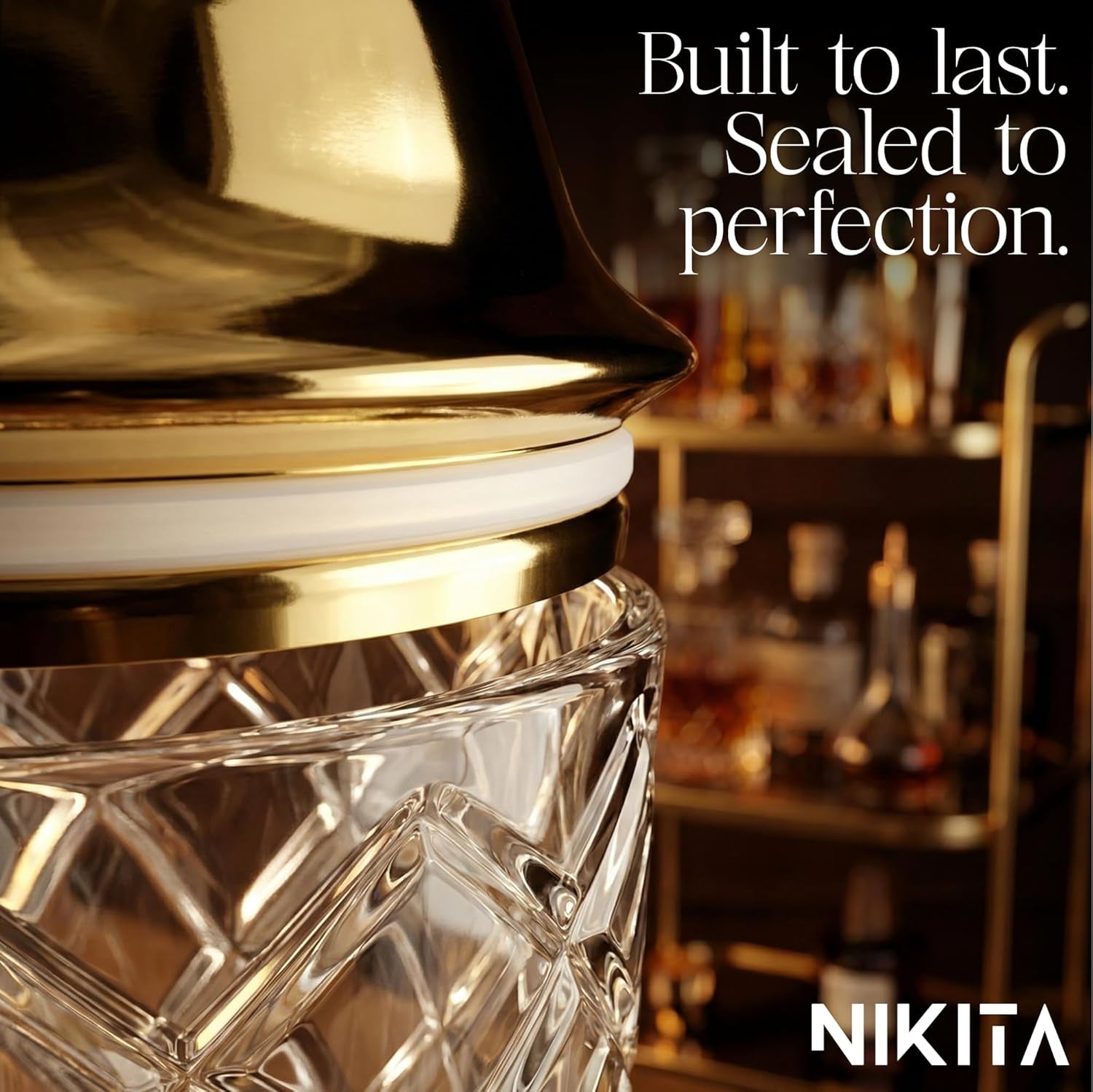 Gold Cocktail Shaker Kit, 5 Pieces